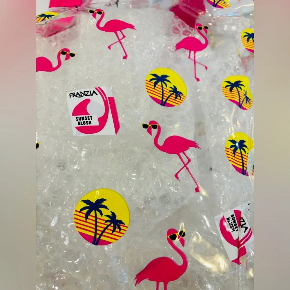 Flamingo-themed Beach Tote